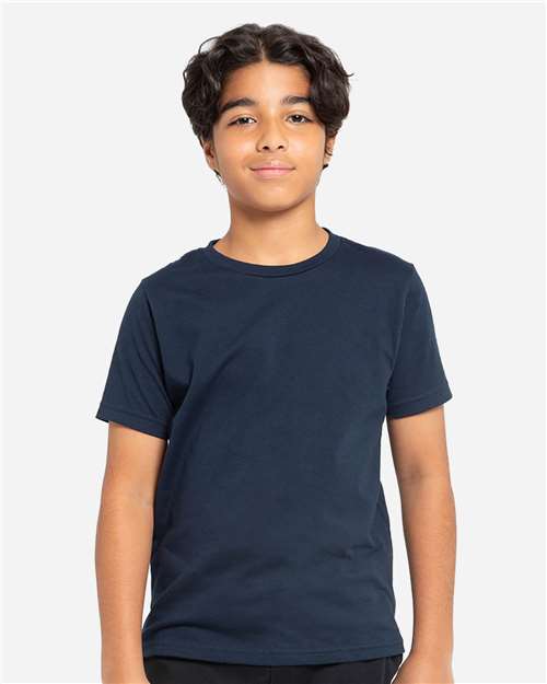 Navy Youth Epic Cotton T-Shirt - T1000B