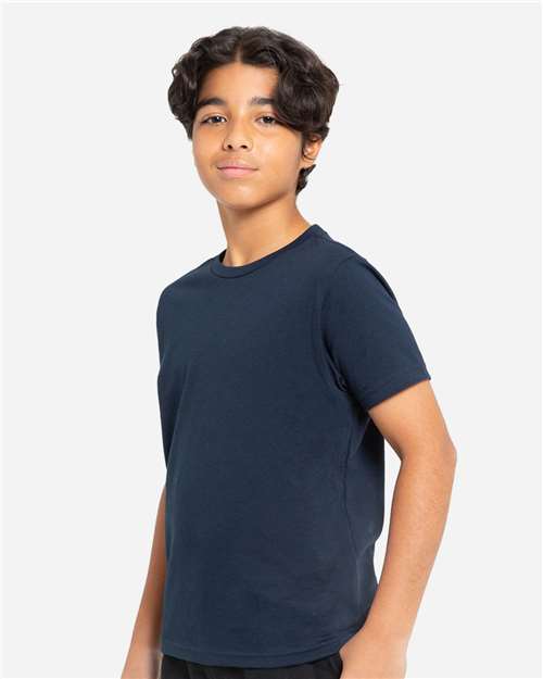 Navy Youth Epic Cotton T-Shirt - T1000B