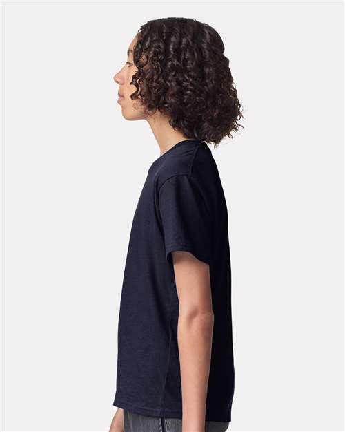 Navy Youth Fine Jersey Tee - 2001Y