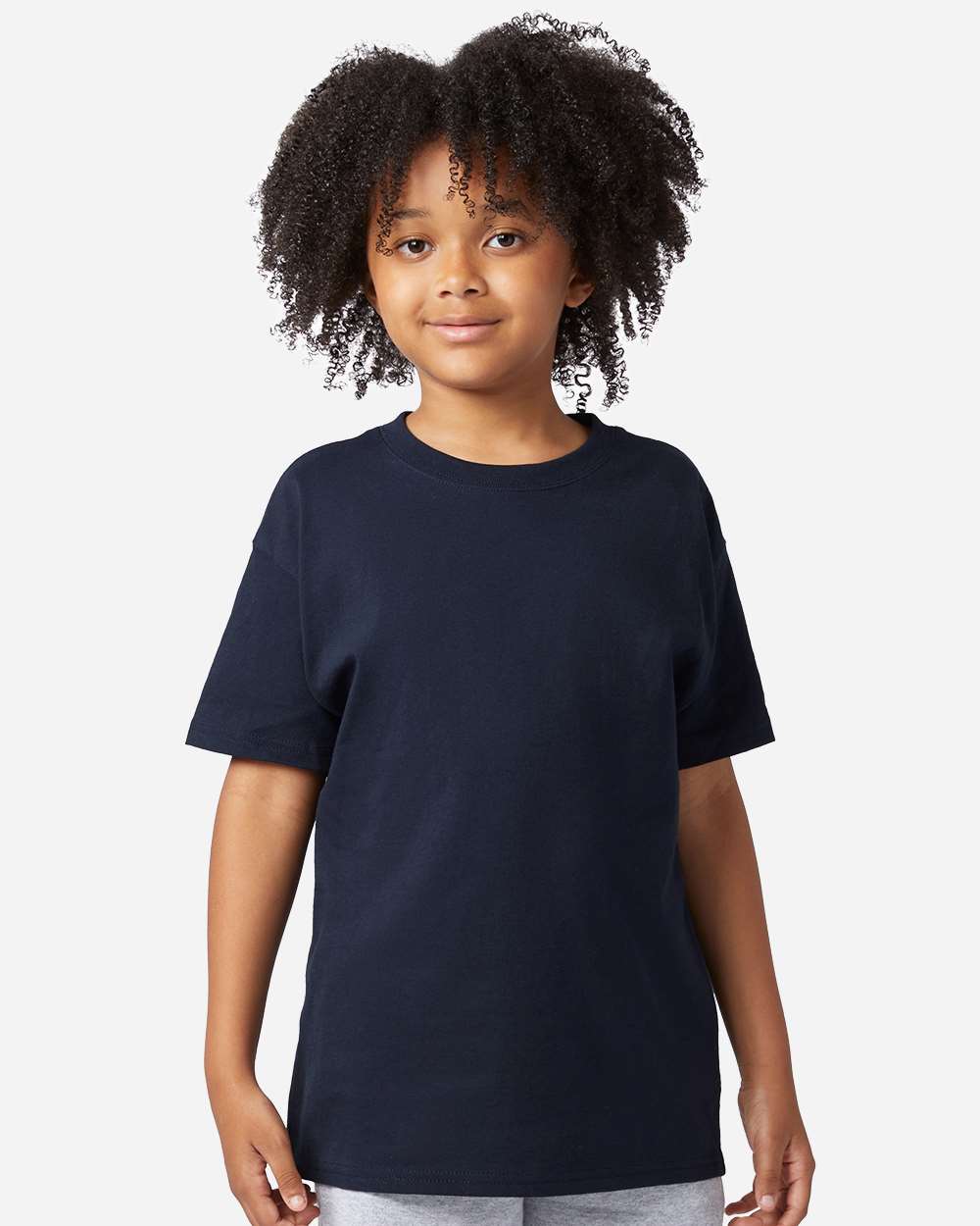 Navy Youth Jersey T-Shirt - CH1081 plain