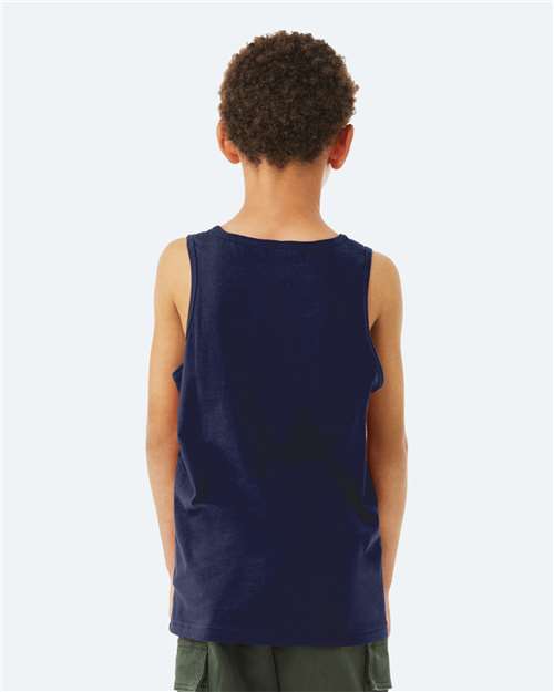 Navy Youth Jersey Tank - 3480Y