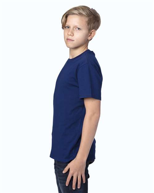 Navy Youth Ultimate CVC T-Shirt - 600A