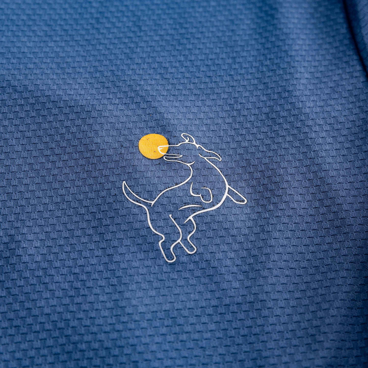 Navy Zip-front Sun Hoodie