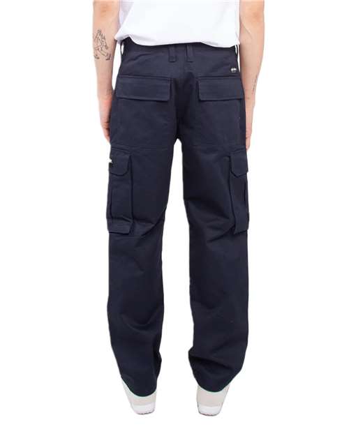 Navy_36 Twill Cargo Pants - SHSPCP