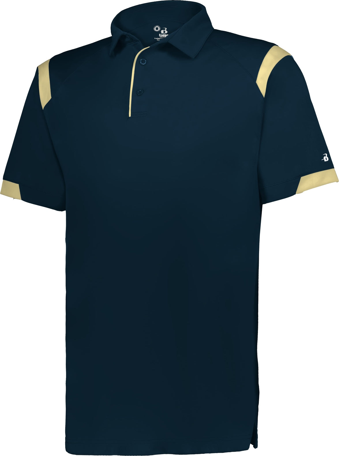 NAVY/VEGAS GOLD (BA) ON THE RISE POLO
