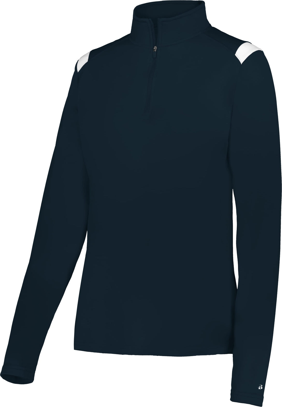 NAVY/WHITE (BA) ON THE RISE LADIES 1/4 ZIP