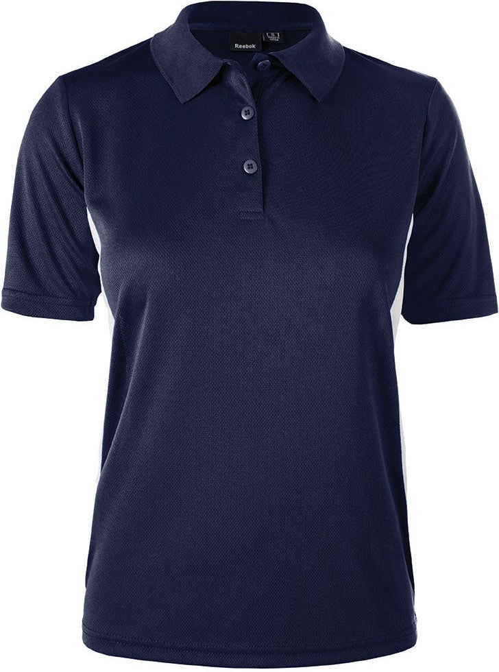 Navy/White Ladies Reebok Athletic Polo  grouped