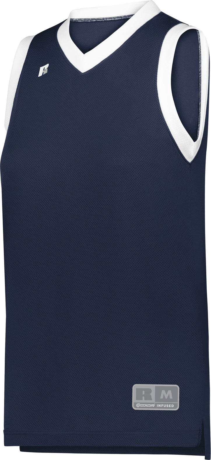 NAVY/WHITE LDS COOLCORE ELITE JERSEY