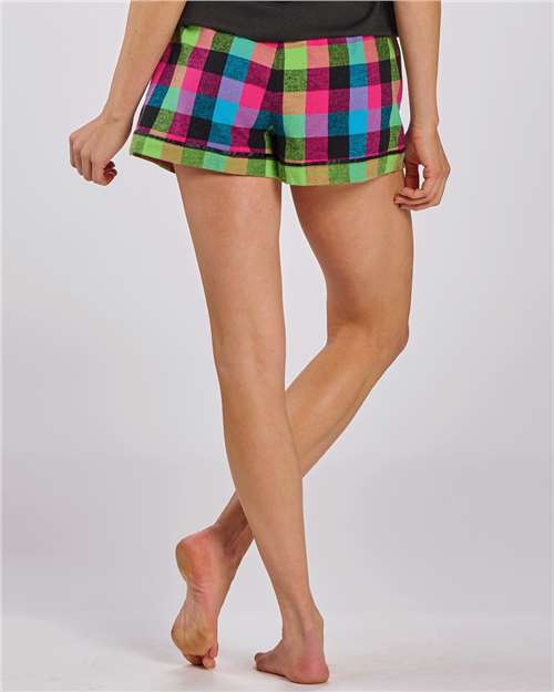 Neon Buffalo Women&#39;s Flannel Shorts - BW6501