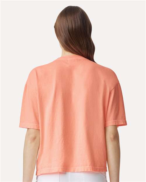 Neon Cantaloupe Women&#39;s Heavyweight Boxy T-Shirt - 3023CL