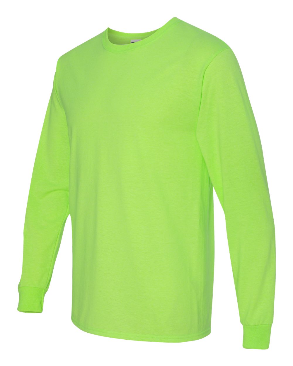 Neon Green Dri-Power® Long Sleeve 50/50 T-Shirt - 29LSR