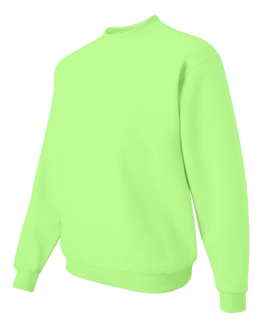 Neon Green NuBlend® Crewneck Sweatshirt - 562MR
