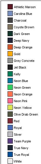 Neon Green Port & Co Performance Tee. PC380