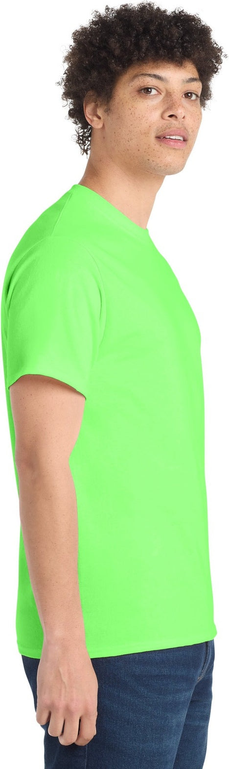 Neon Green Port & Co Tall Core Cotton Tee PC54T