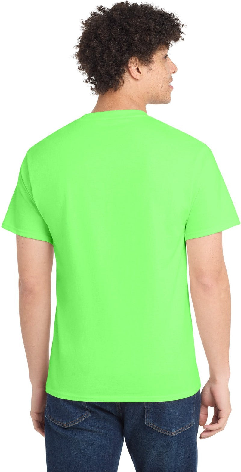 Neon Green Port & Co Tall Core Cotton Tee PC54T