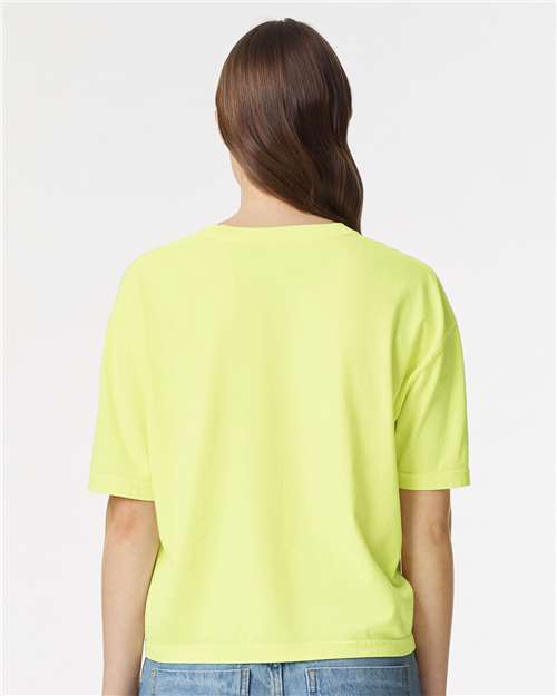 Neon Lemon Women&#39;s Heavyweight Boxy T-Shirt - 3023CL