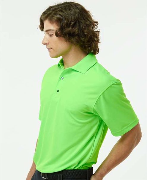 Neon Lime Saratoga Performance Mini Mesh Polo - 100