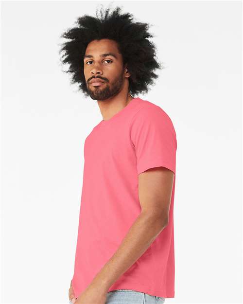 Neon Pink CVC Jersey Tee - 3001CVC