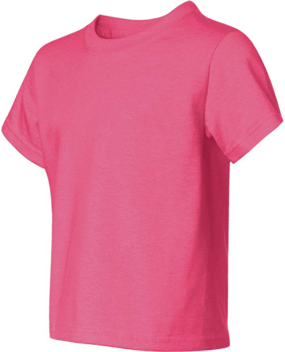 Neon Pink Dri-Power® Youth 50/50 T-Shirt - 29BR
