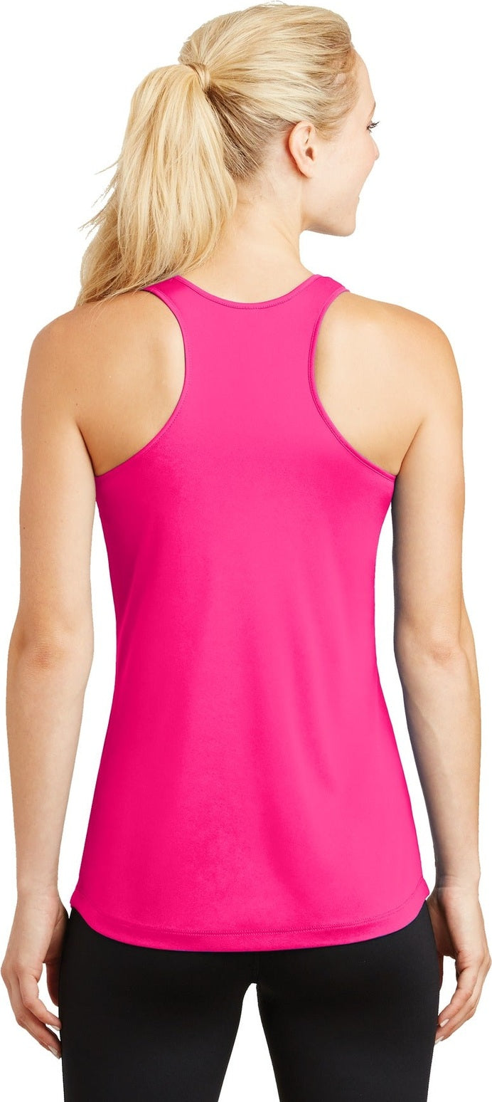 Neon Pink Sport-Tek Women's PosiCharge Competitor Racerback Tank. LST356