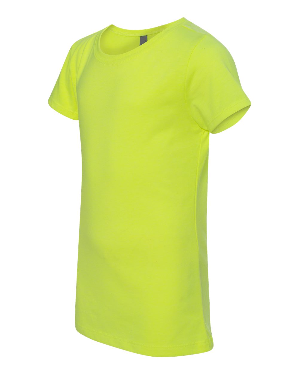 Neon Yellow Girls’ CVC Princess T-Shirt - 3712