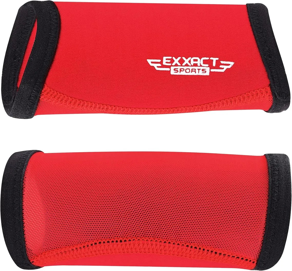 Neoprene Chin Strap Cover for Ultimate Comfort and Protection (red)