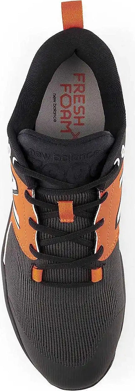 New Balance 3000v6 Fresh Foam Metal Cleats Low Cut - Black Orange