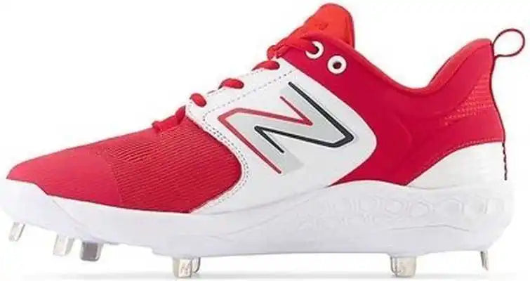 New Balance 3000v6 Fresh Foam Metal Cleats Low Cut - Red