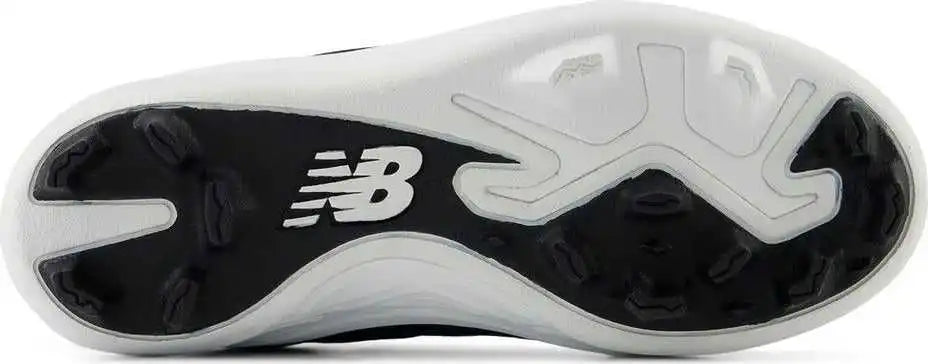 New Balance 3000v7 Boys Fresh Foam Rubber Molded Cleats - Black White