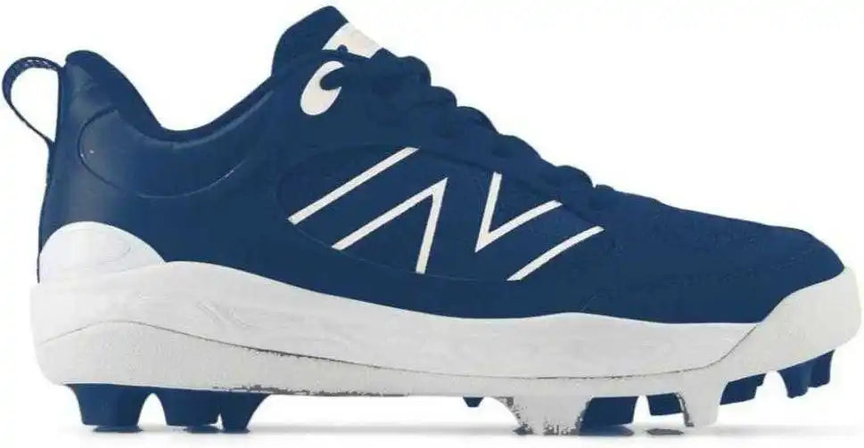 New Balance 3000v7 Boys Fresh Foam Rubber Molded Cleats - Team Navy White