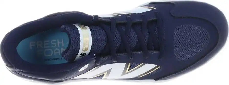 New Balance 3000v7 Fresh Foam x Metal Cleats - Team Navy White