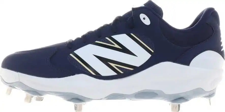 New Balance 3000v7 Fresh Foam x Metal Cleats - Team Navy White