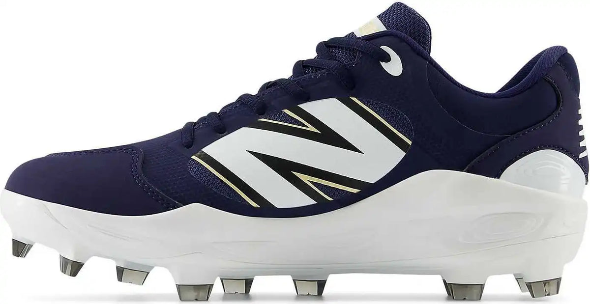 New Balance 3000v7 Fresh Foam x Molded Cleats - Navy White