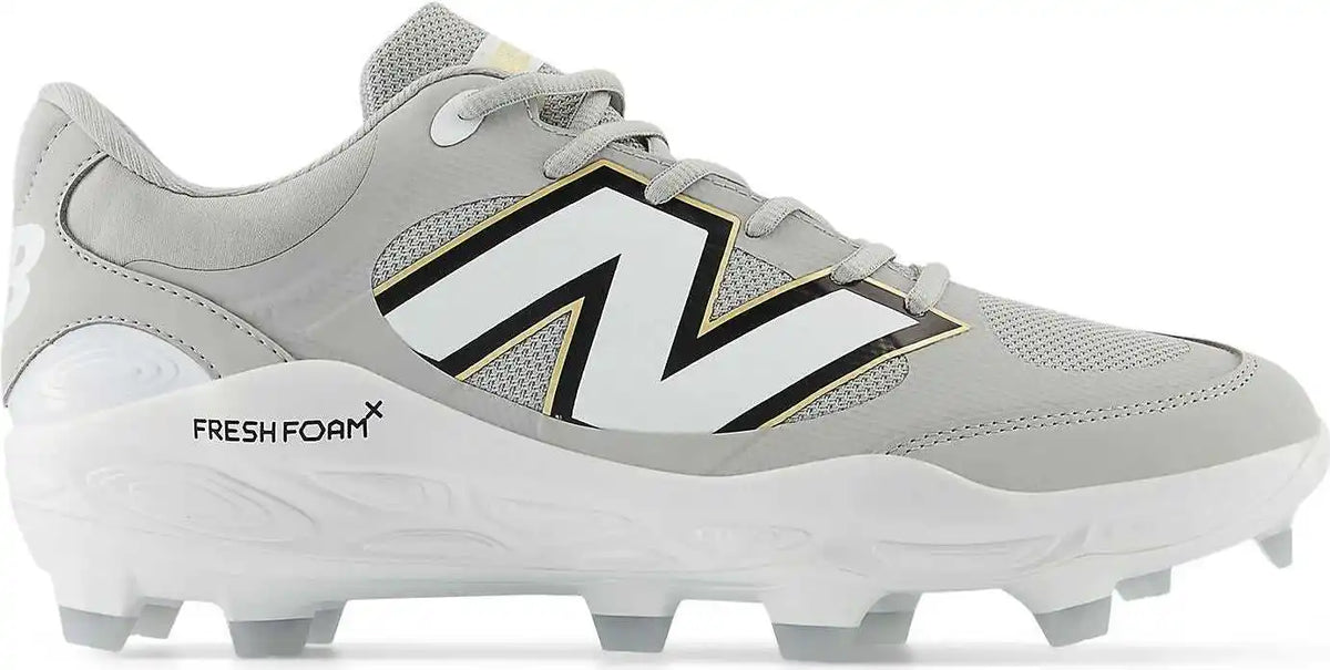 New Balance 3000v7 Fresh Foam x Molded Cleats - Raincloud White