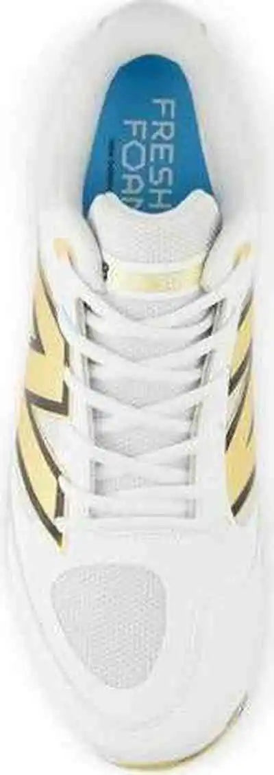 New Balance 3000v7 Fresh Foam x Molded Cleats - White Gold