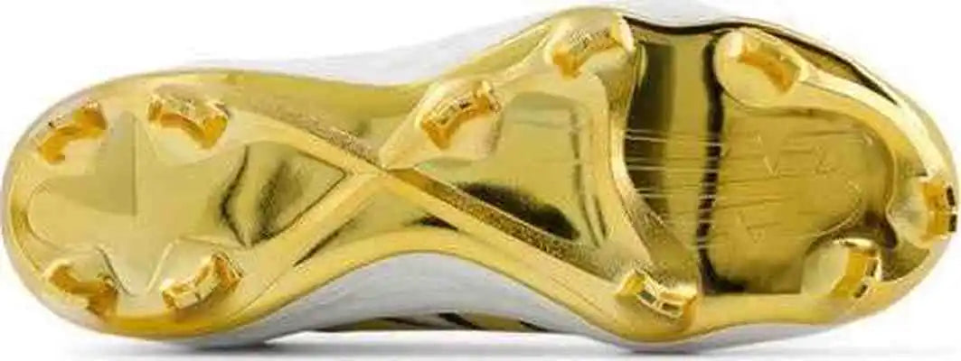 New Balance 3000v7 Fresh Foam x Molded Cleats - White Gold