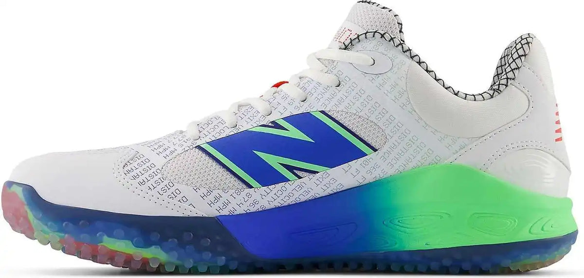 New Balance 3000v7 Turf-trainer Lab Work Shoe - White Electric Jade Bright Lapis