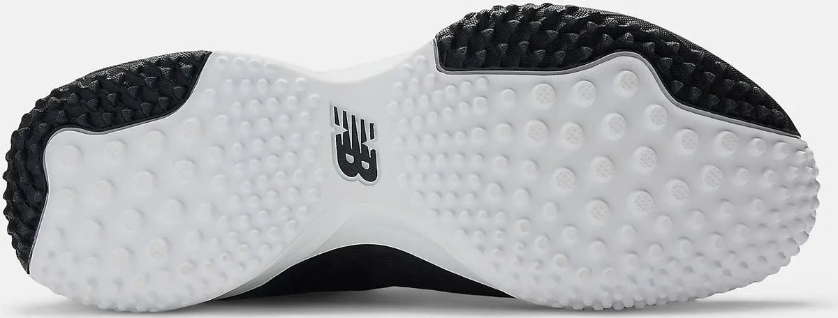 New Balance 4040v8 Fresh Foam Turf Baseball Shoe - Black White