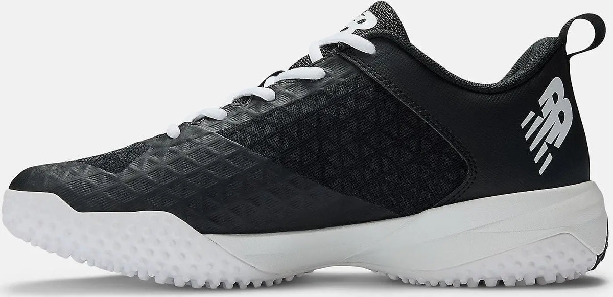 New Balance 4040v8 Fresh Foam Turf Baseball Shoe - Black White