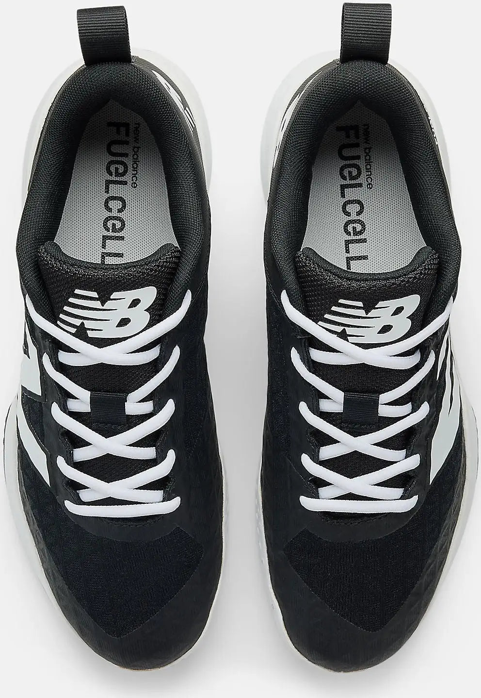 New Balance 4040v8 Fresh Foam Turf Baseball Shoe - Black White