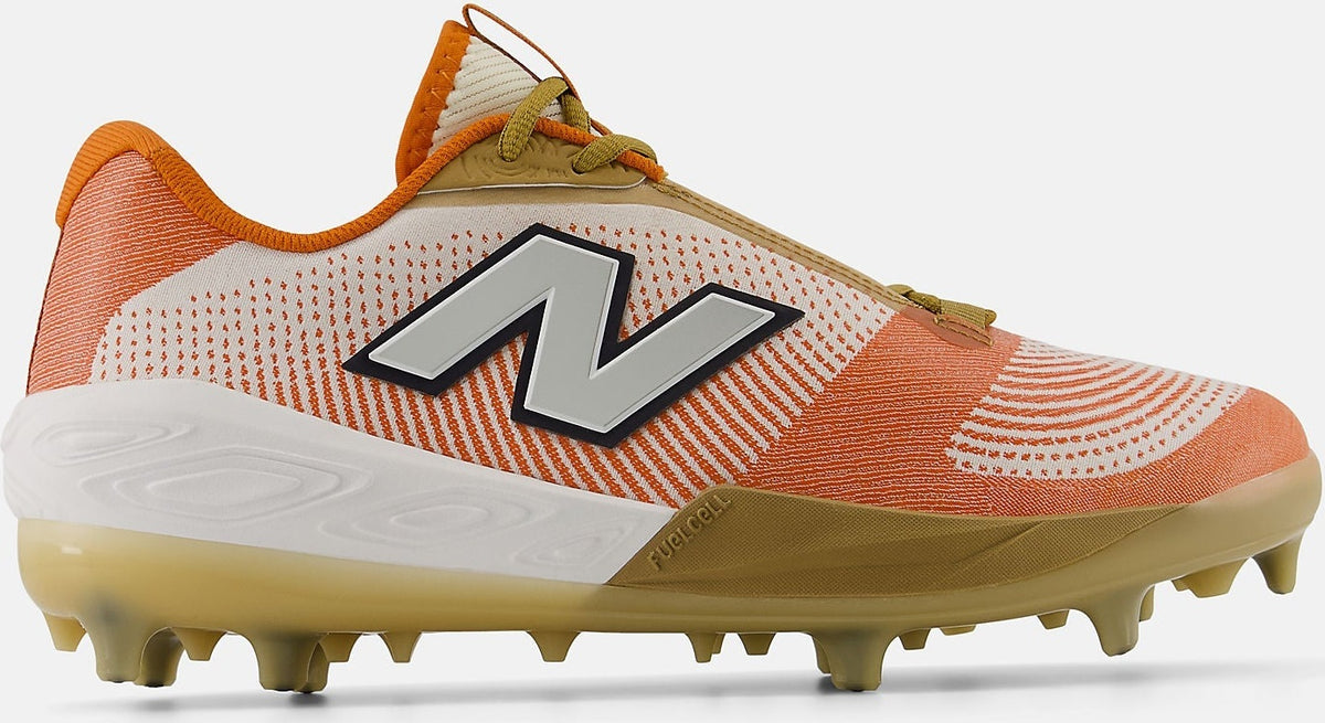 New Balance Compv4 Men’s Fuelcell Molded Baseball Cleats - Texas Orange Stucco