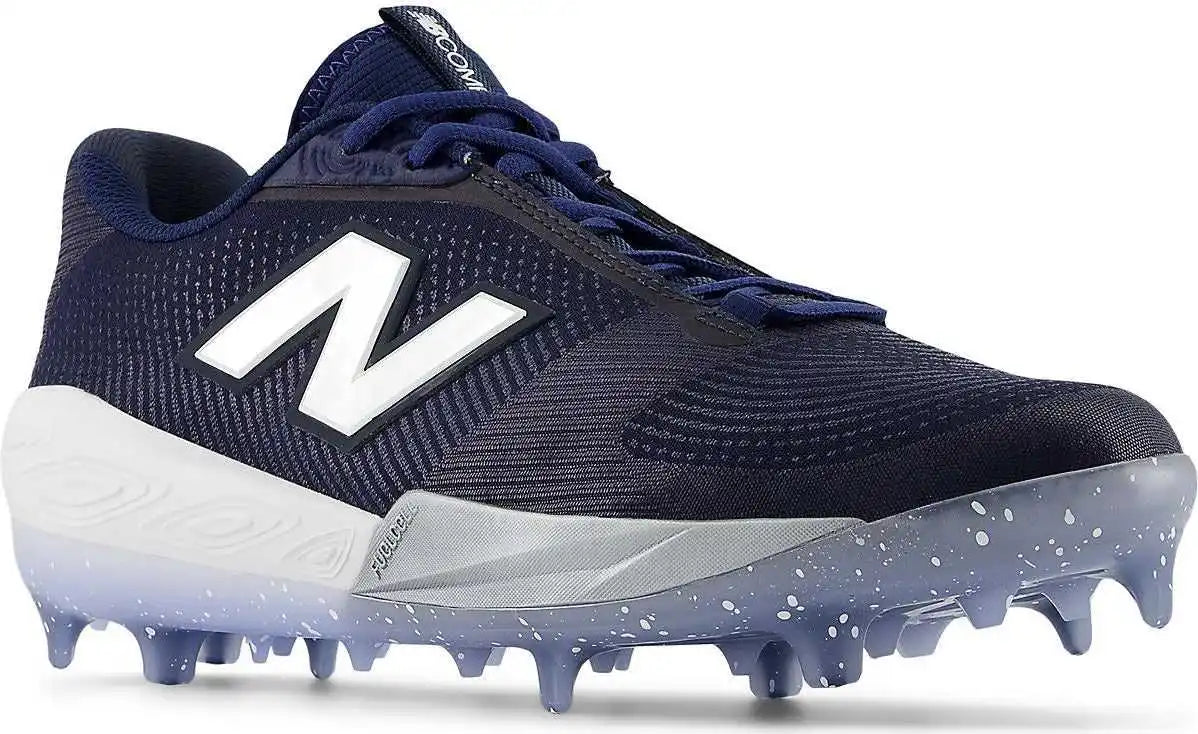 New Balance Fuelcell Compv4 Molded Baseball Cleat - Team Navy White