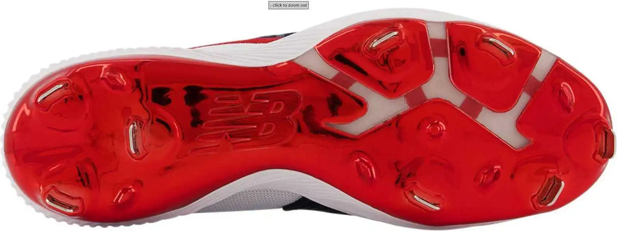 New Balance Fuelcell L4040v6 Acuna Metal Cleat Limited Edition - White Red Black Gold