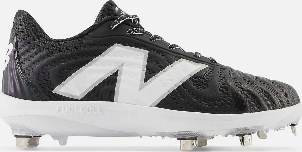 New Balance Fuelcell L4040v7 Low Cut Metal Cleat - Black White