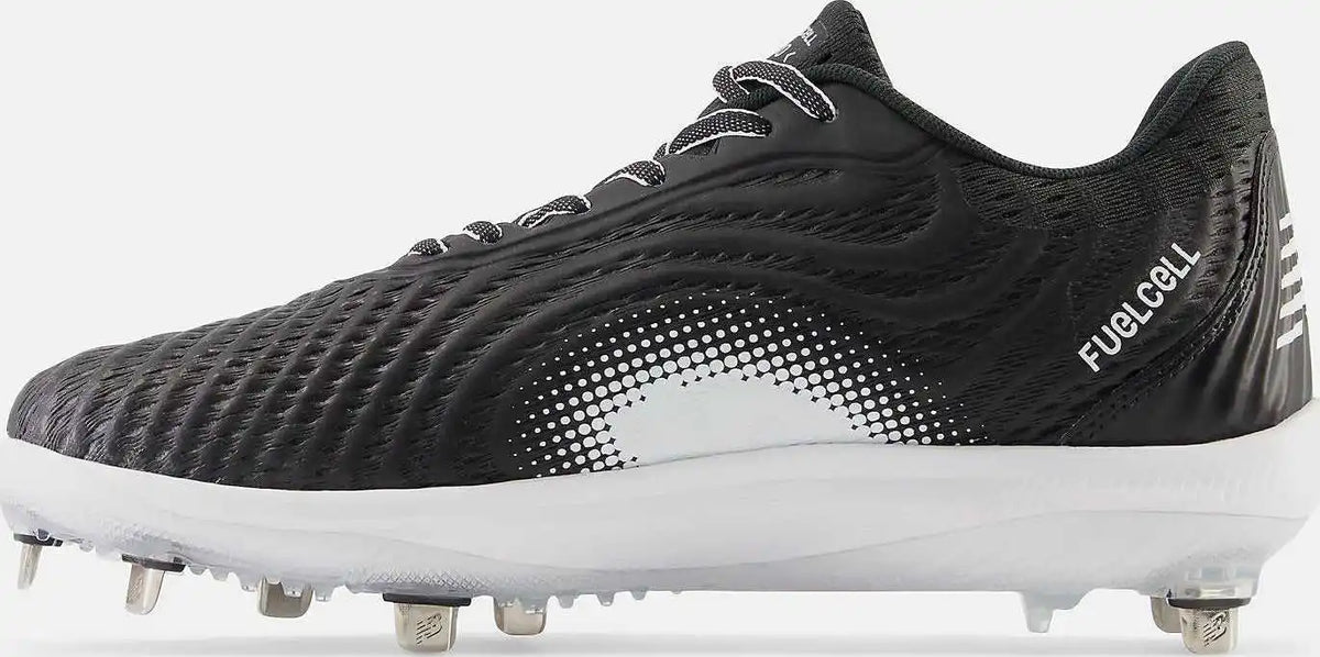 New Balance Fuelcell L4040v7 Low Cut Metal Cleat - Black White
