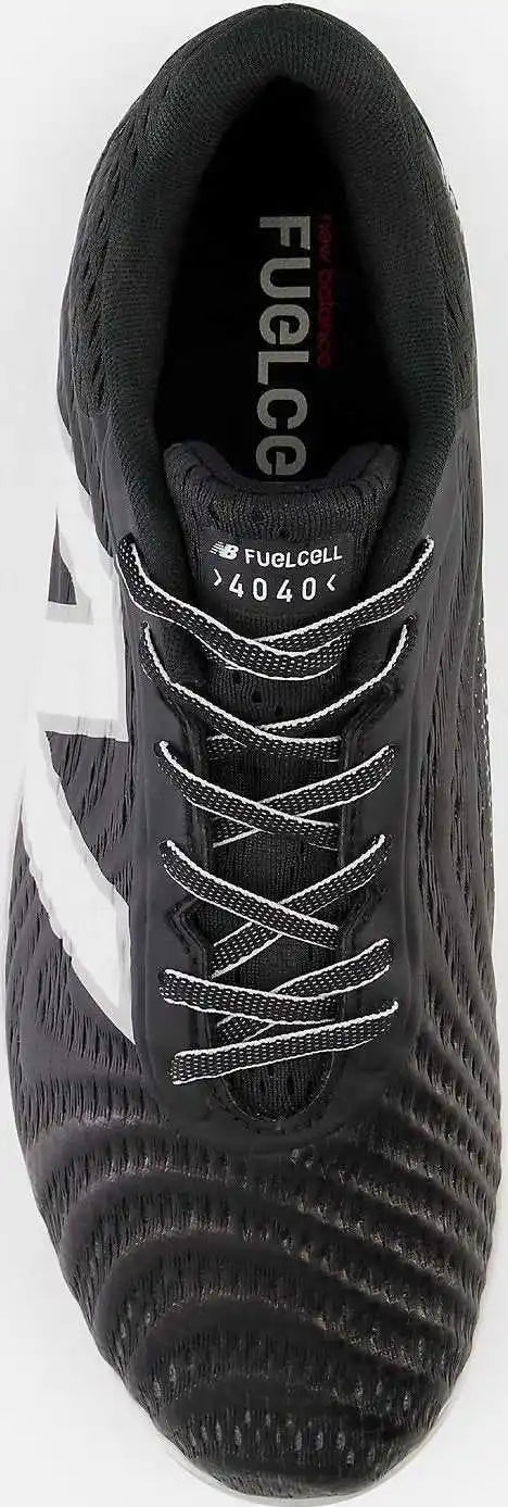 New Balance Fuelcell L4040v7 Low Cut Metal Cleat - Black White