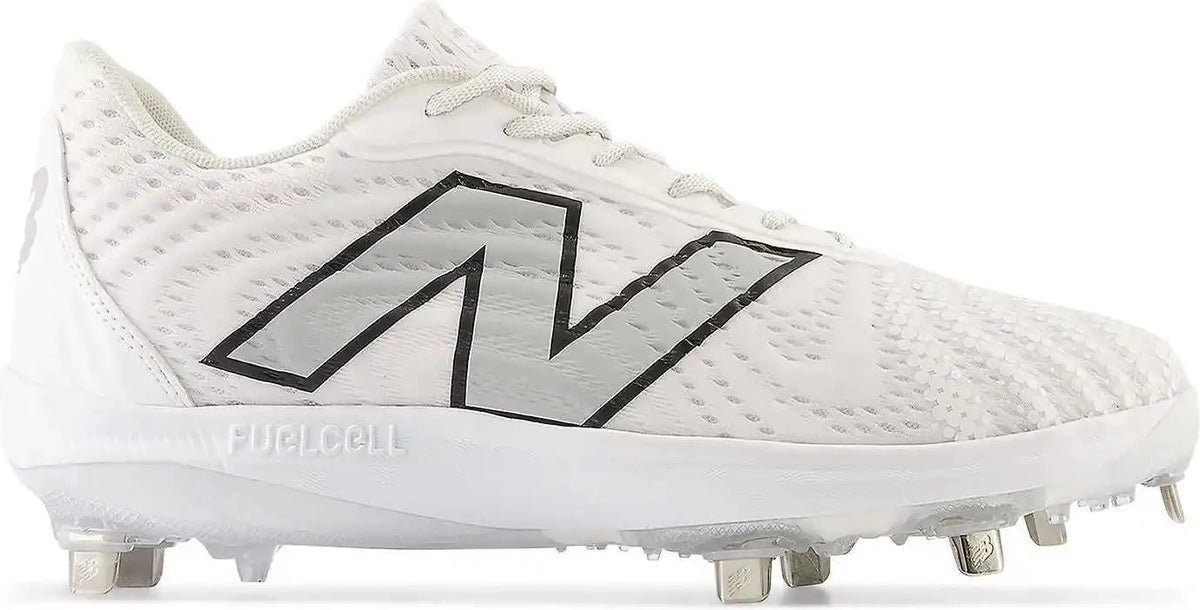 New Balance Fuelcell L4040v7 Low Cut Metal Cleat - Optic White Raincloud Cress