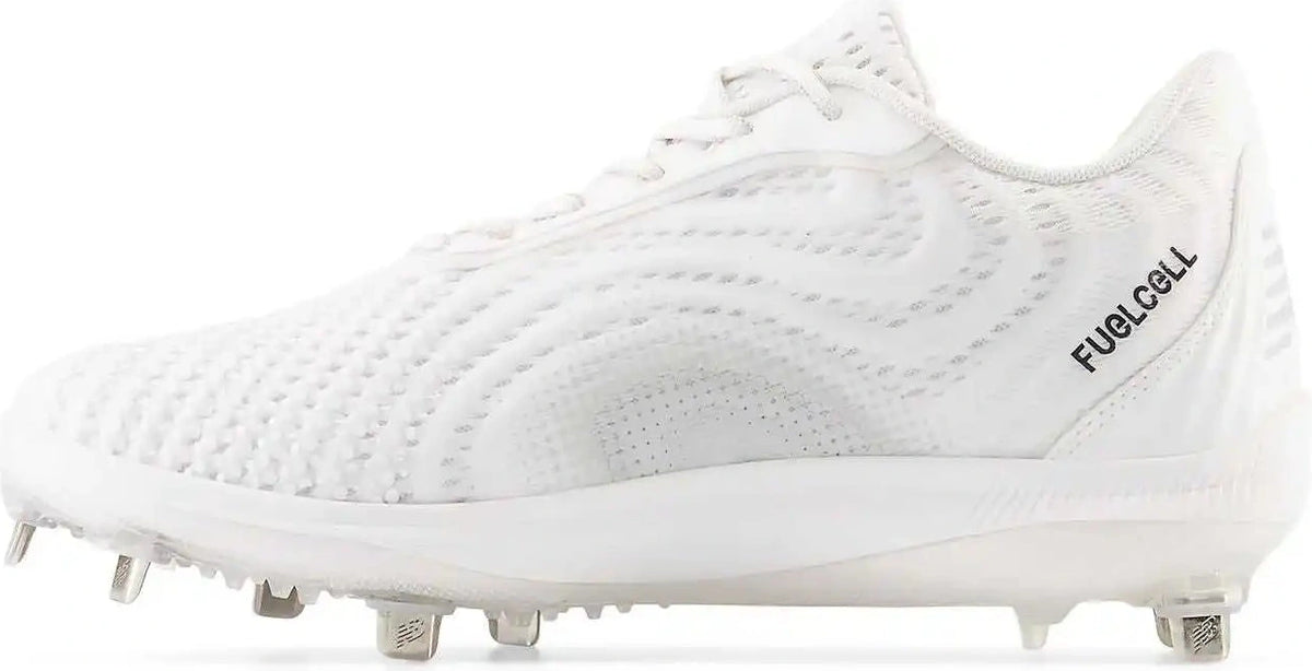 New Balance Fuelcell L4040v7 Low Cut Metal Cleat - Optic White Raincloud Cress