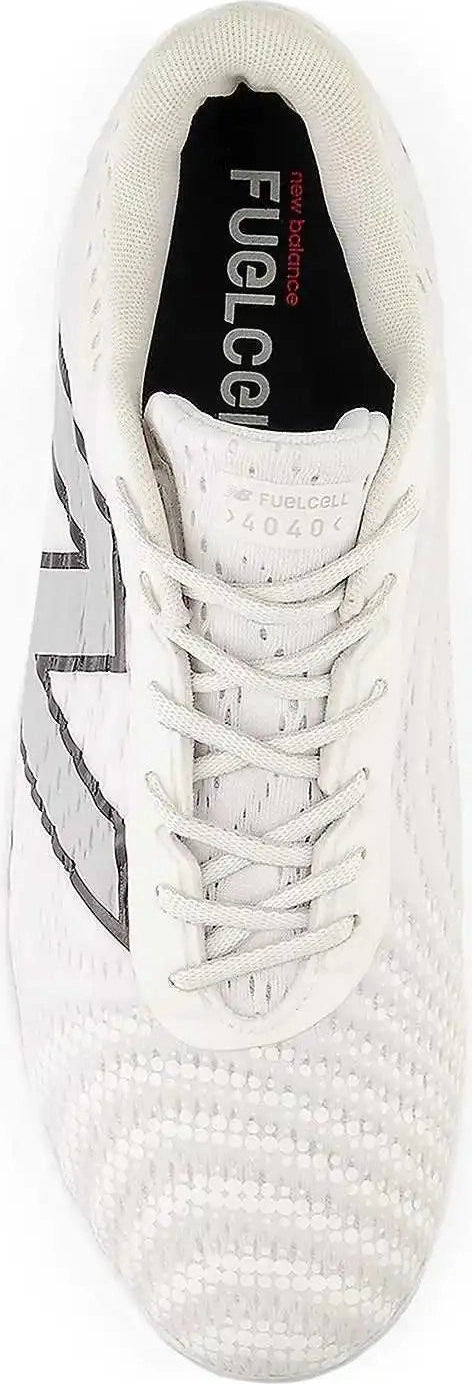 New Balance Fuelcell L4040v7 Low Cut Metal Cleat - Optic White Raincloud Cress