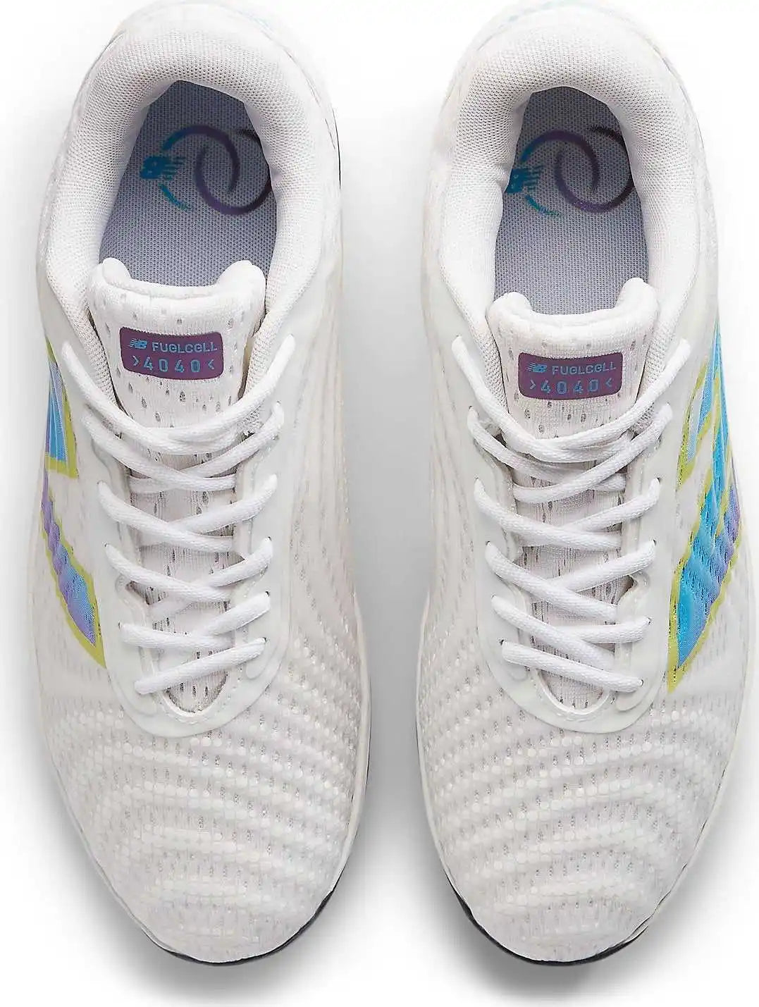 New Balance Fuelcell L4040v7 Unity of Sport Low Cut Metal Cleat - White Dusted Grape Water Cress